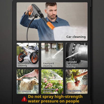 Nettoyeur haute pression sans fil, 2000 psi, avec batterie de 4,0 Ah,