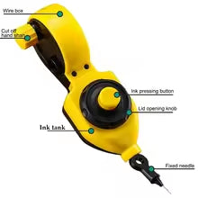 Fontaine à encre, outil pour le travail du bois